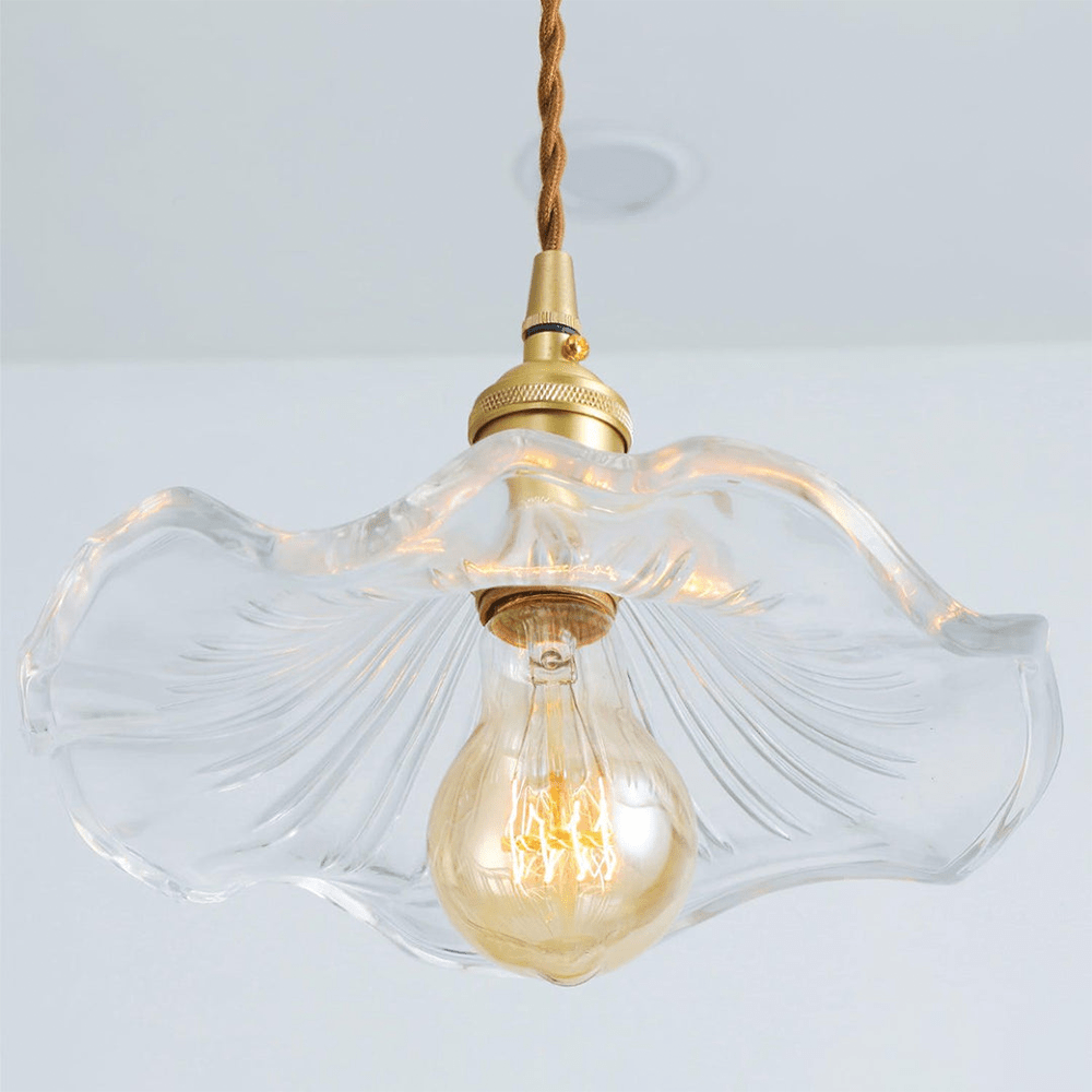 Lampe suspendue moderne fleur d'hibiscus