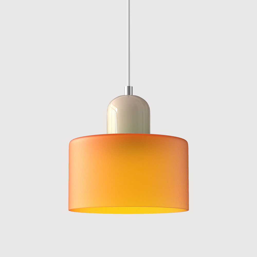 Suspension Bauhaus artistique en verre