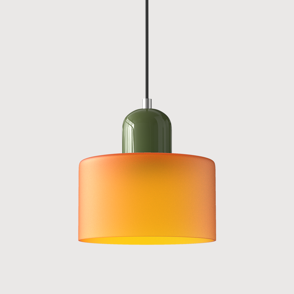 Suspension Bauhaus artistique en verre