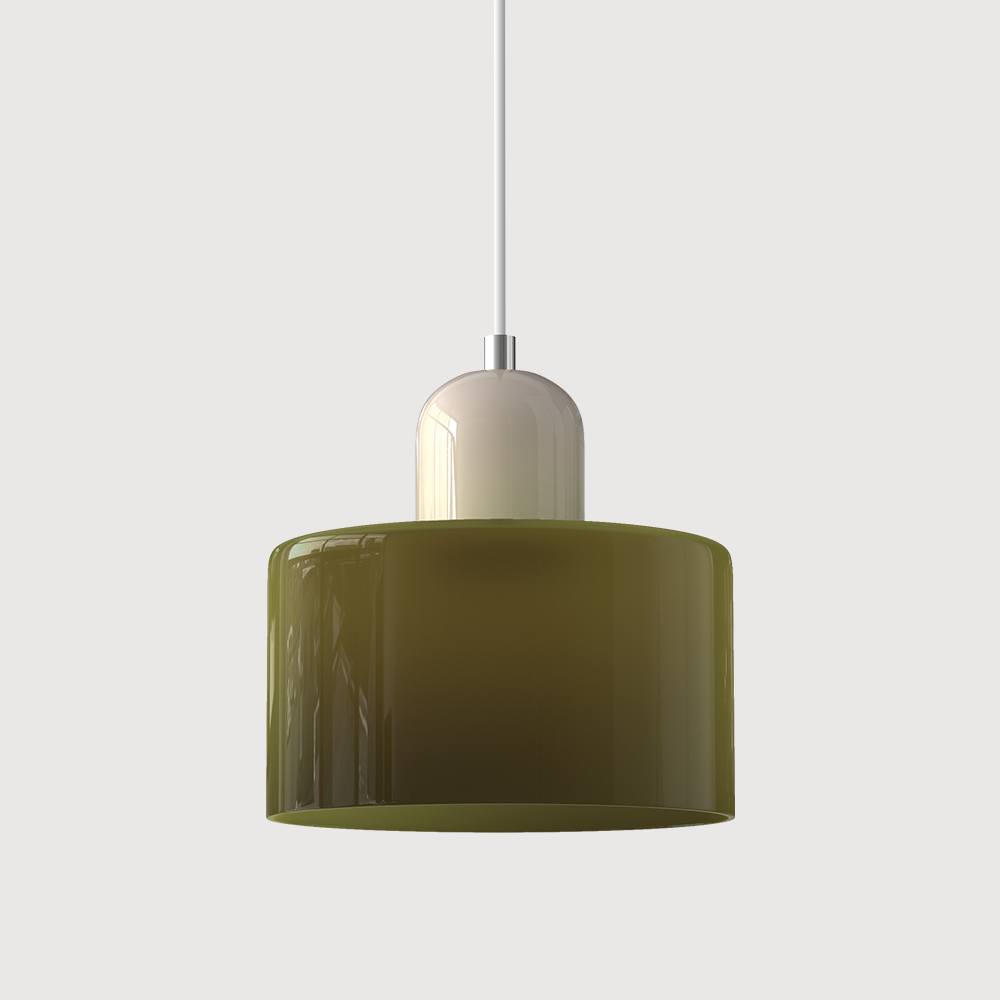 Suspension Bauhaus artistique en verre