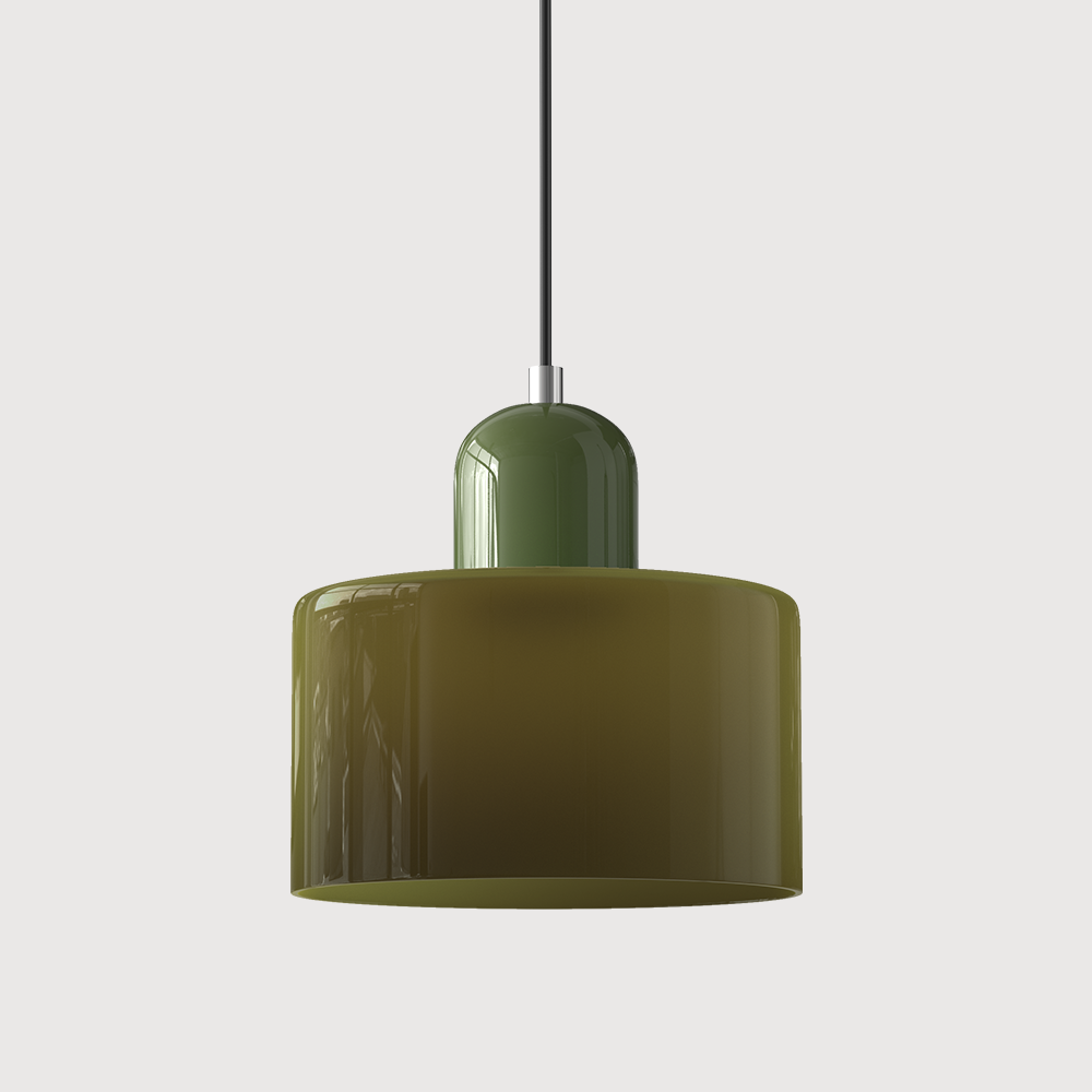 Suspension Bauhaus artistique en verre