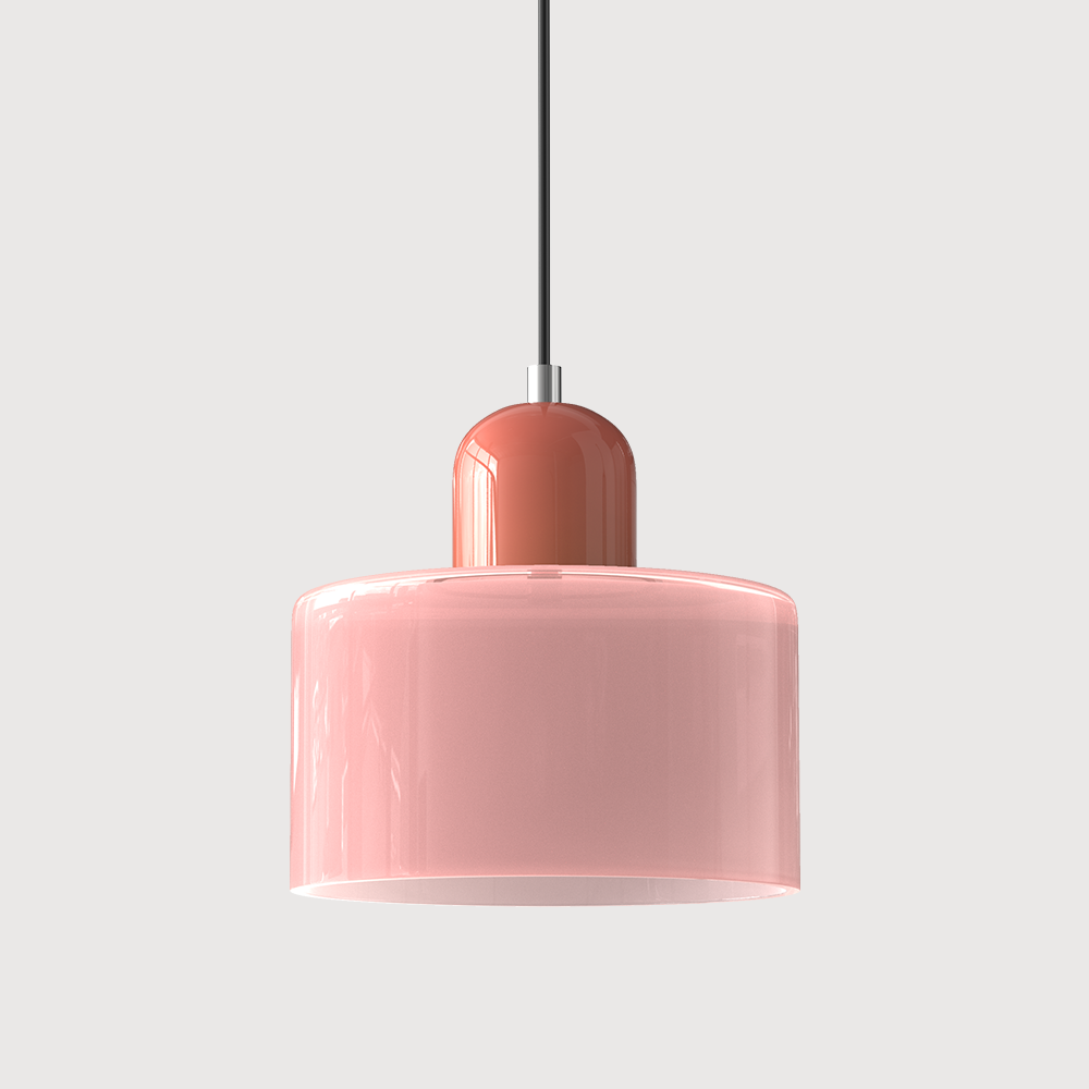 Suspension Bauhaus artistique en verre