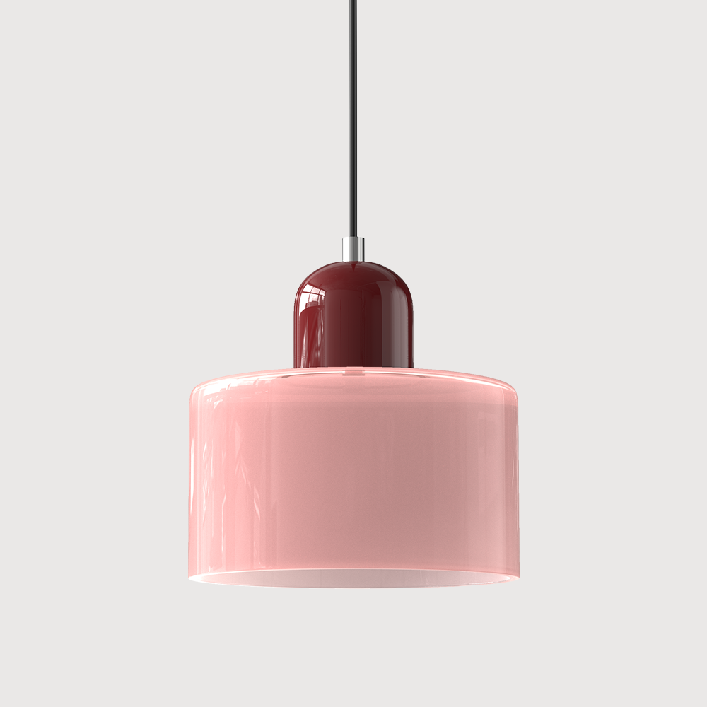Suspension Bauhaus artistique en verre
