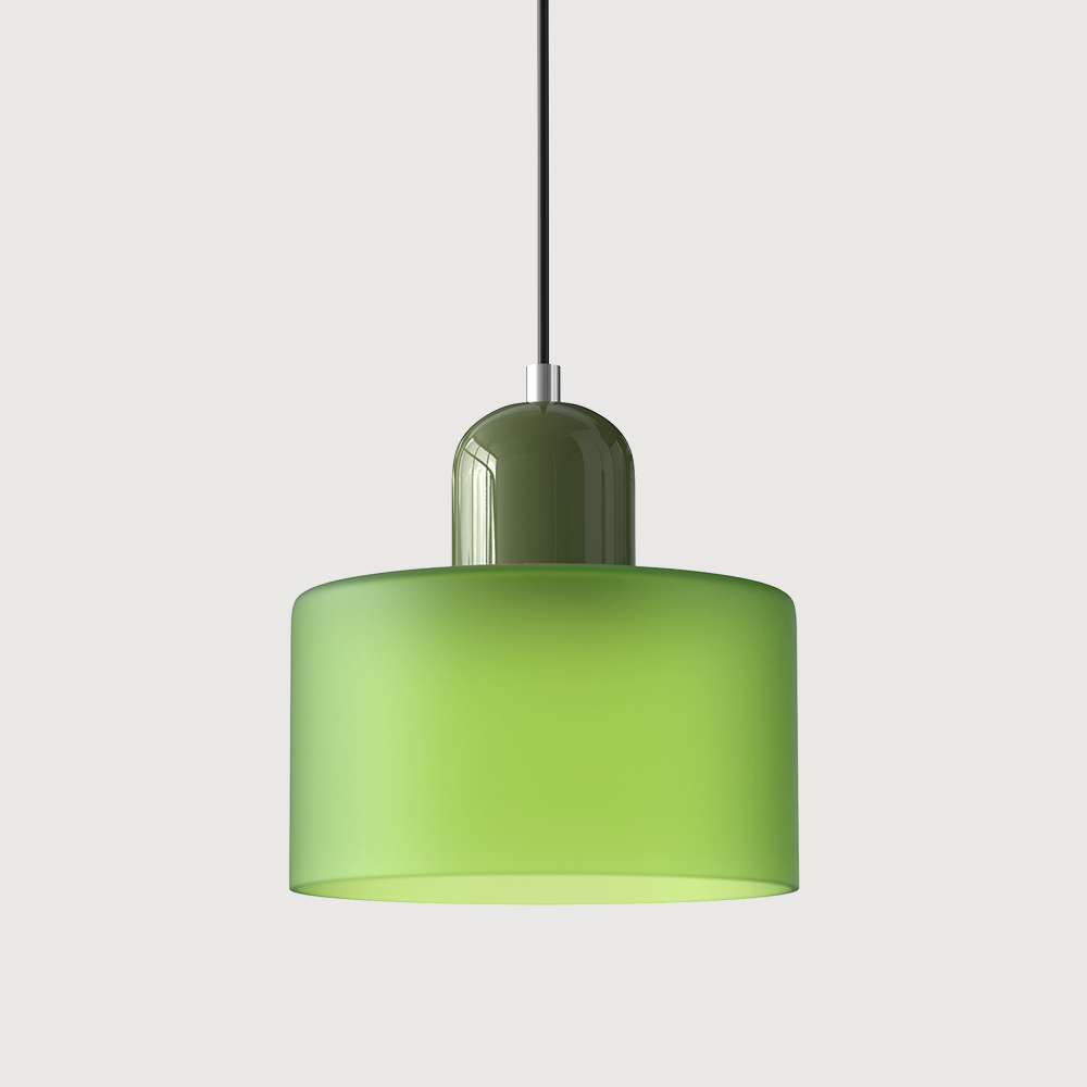 Suspension Bauhaus artistique en verre
