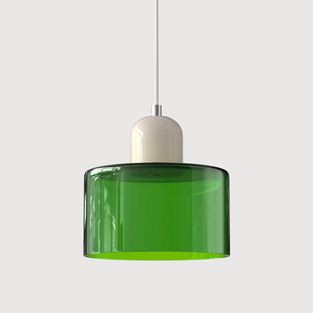 Suspension Bauhaus artistique en verre