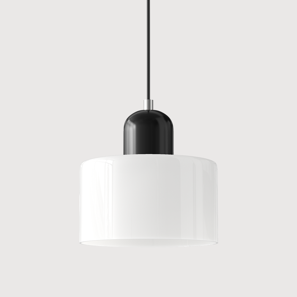 Suspension Bauhaus artistique en verre