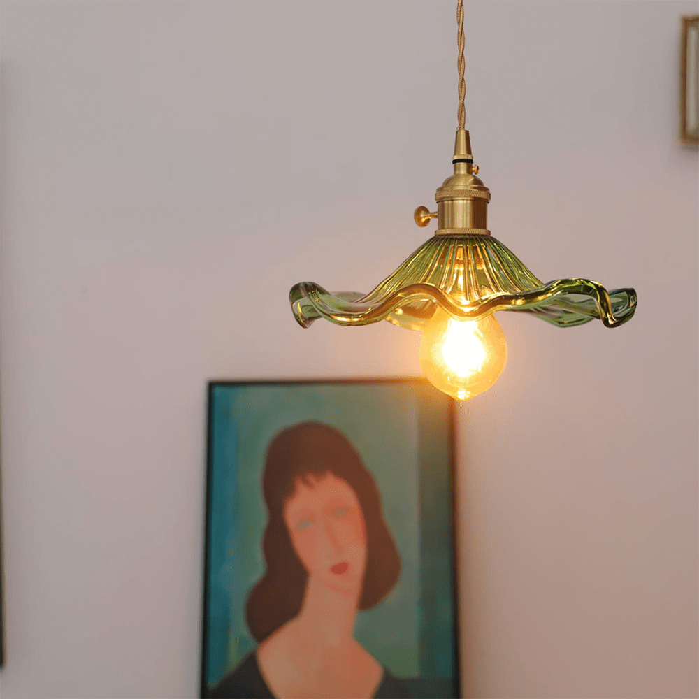 Lampe suspendue moderne fleur d'hibiscus
