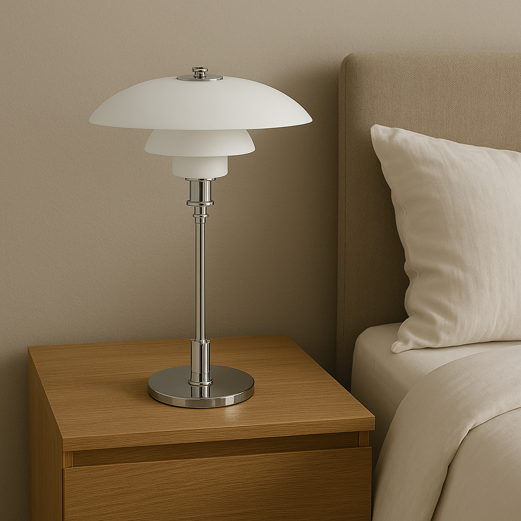 Lampe de table design danoise fine et minimaliste