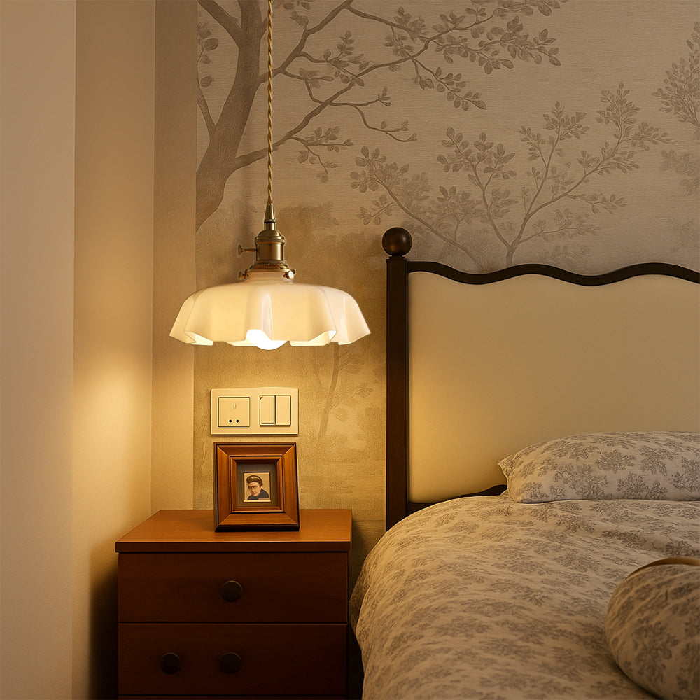 Lampe suspendue vintage française