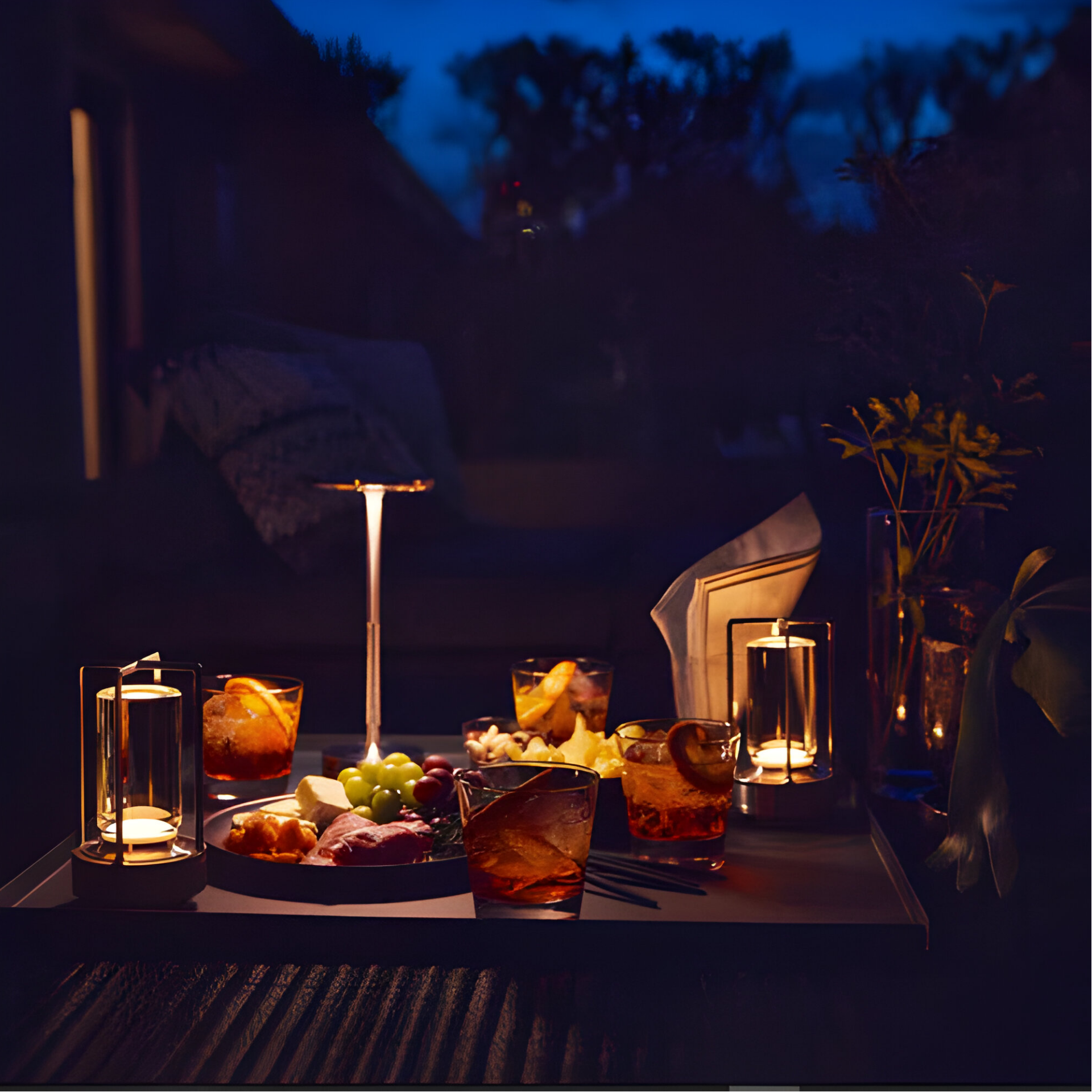 Lampe de table en métal avec abat-jour rond et base cylindrique