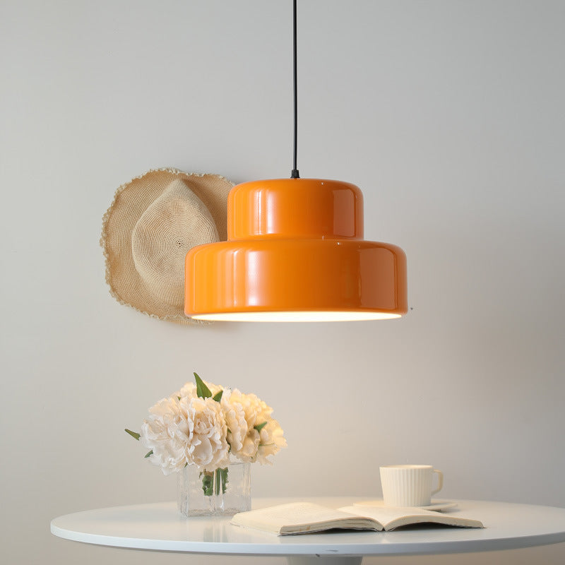 Lampe suspendue Bauhaus italienne éclatante