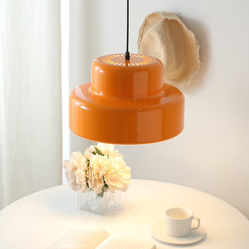 Lampe suspendue Bauhaus italienne éclatante