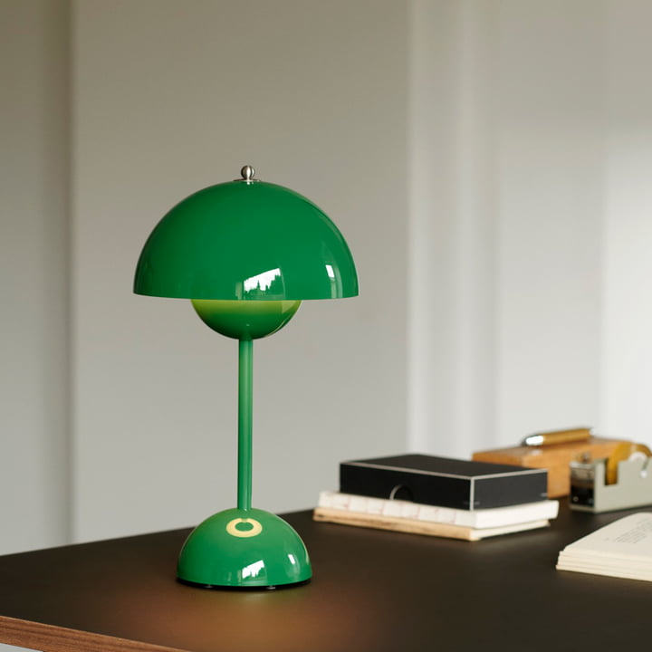 Lampe de table LED champignon minimaliste