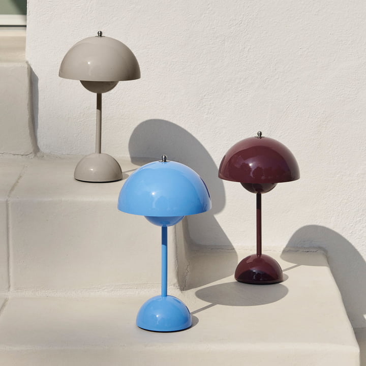 Lampe de table LED champignon minimaliste