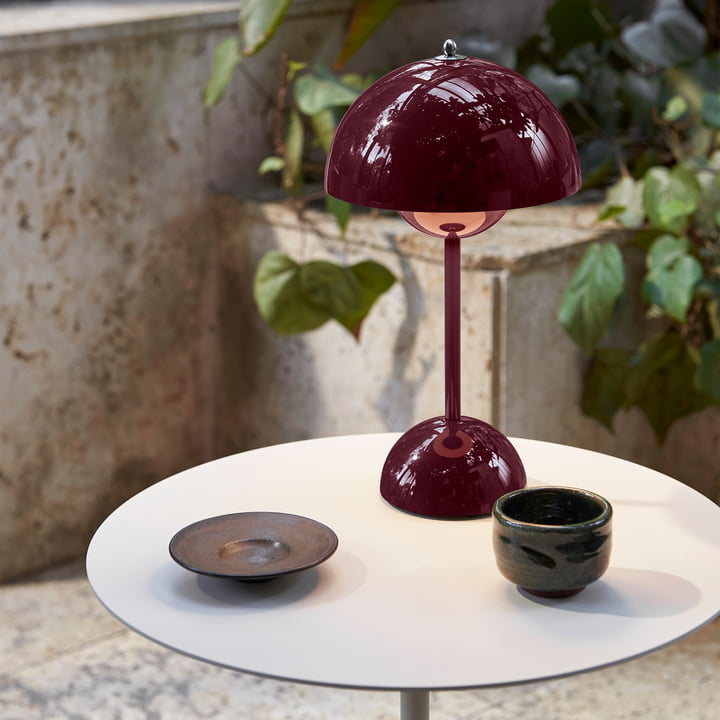 Lampe de table LED champignon minimaliste