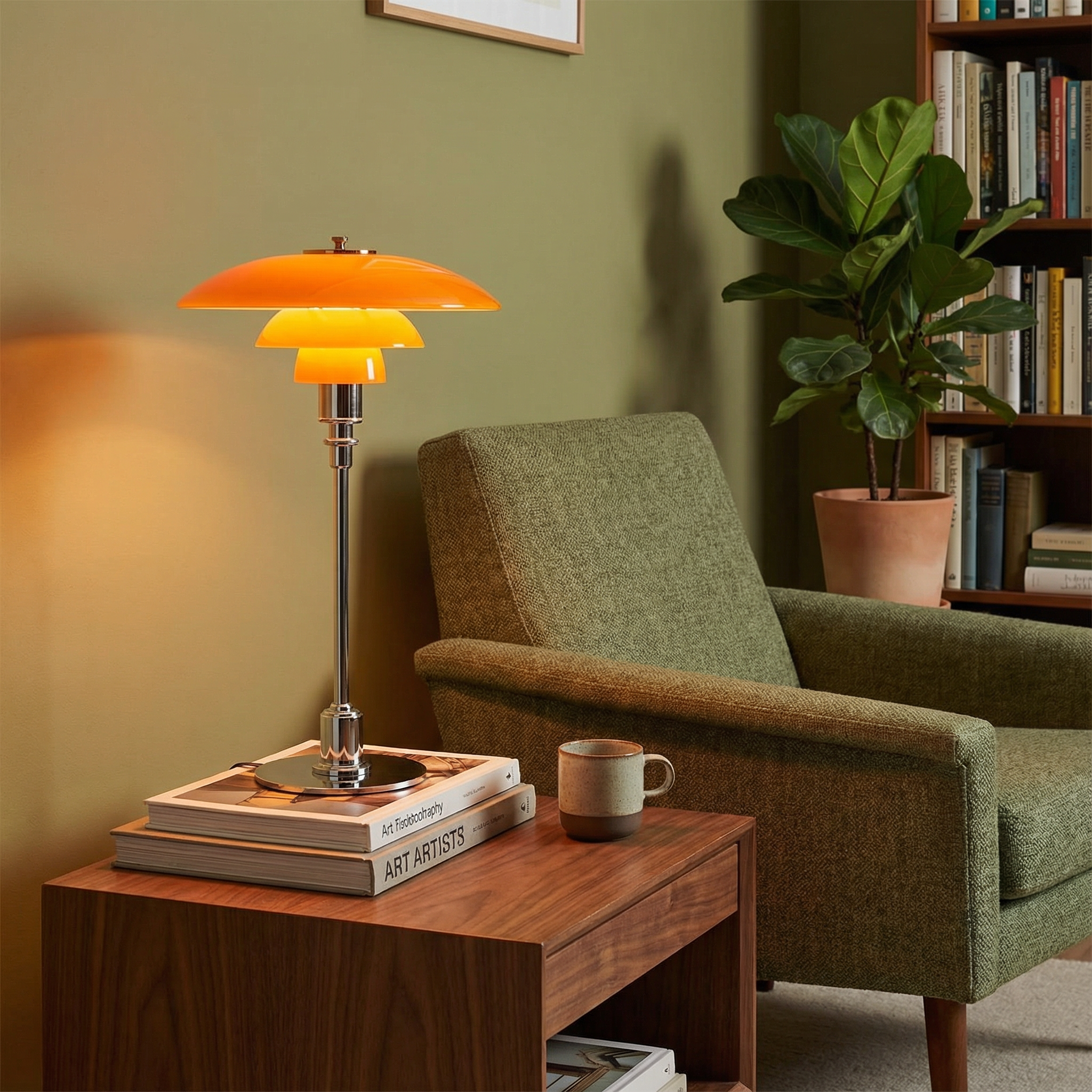 Lampe de table design danoise fine et minimaliste