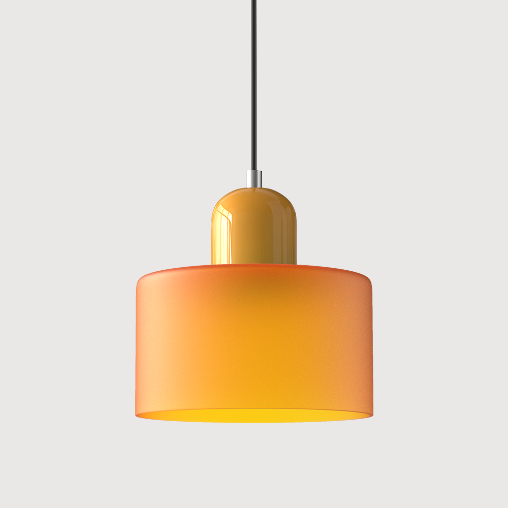 Suspension Bauhaus artistique en verre