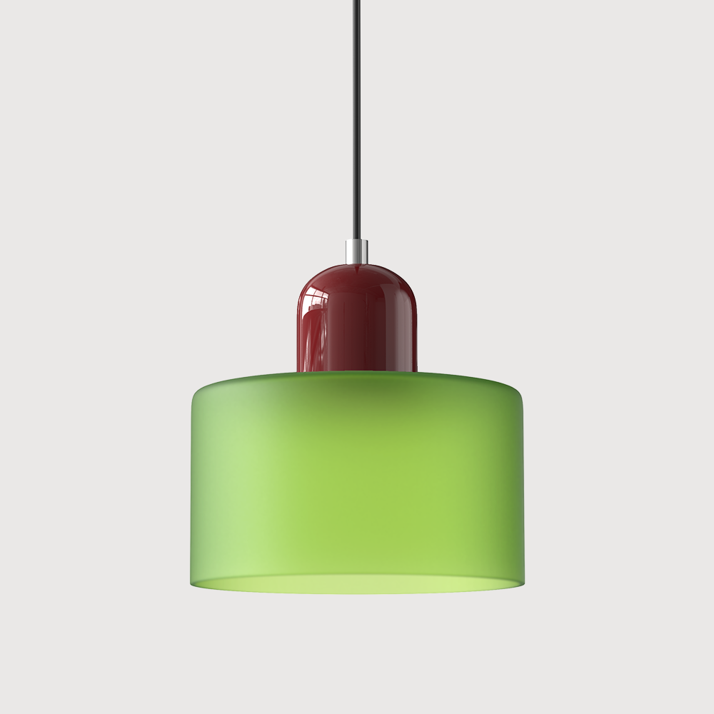 Suspension Bauhaus artistique en verre