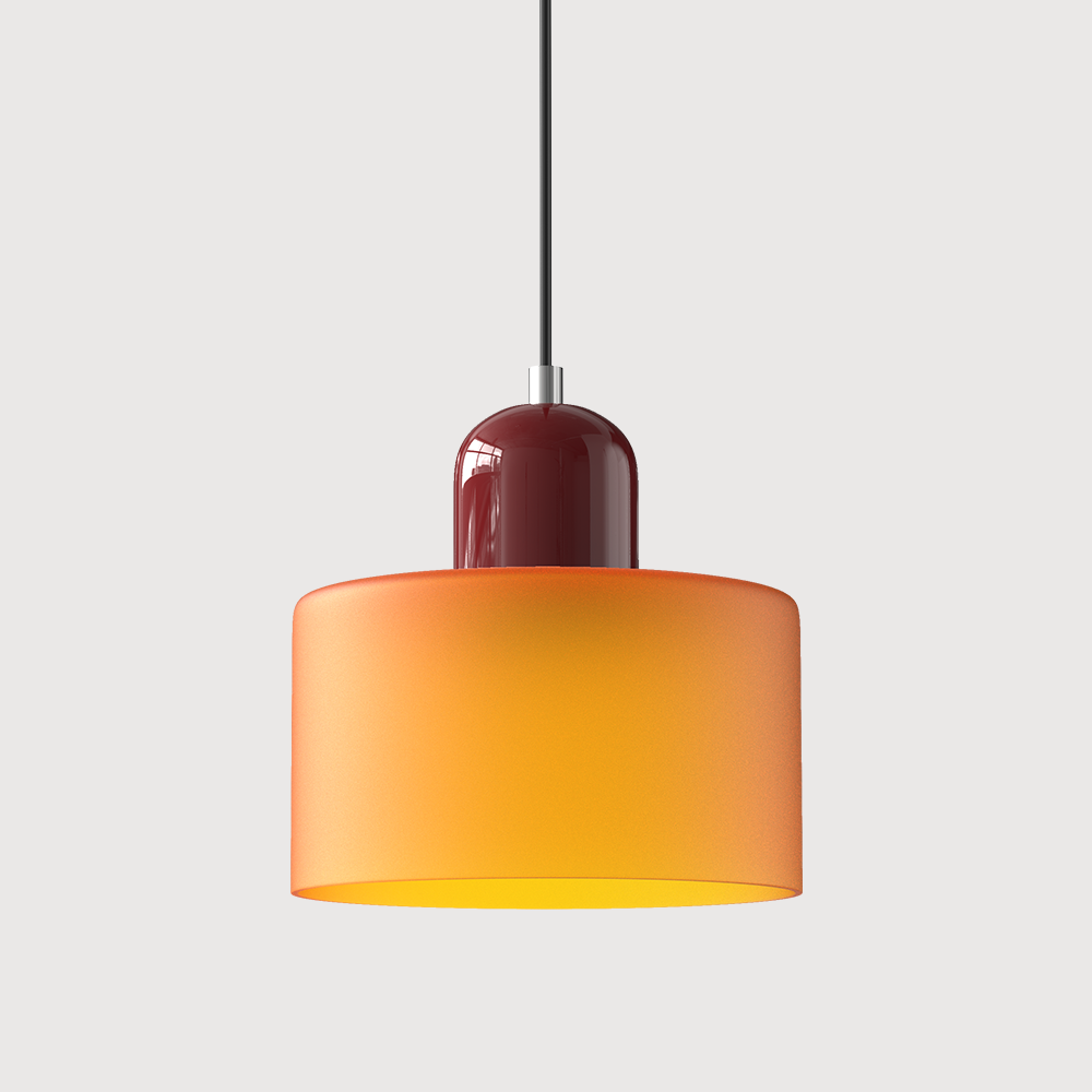 Suspension Bauhaus artistique en verre