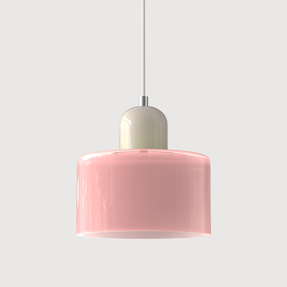 Suspension Bauhaus artistique en verre
