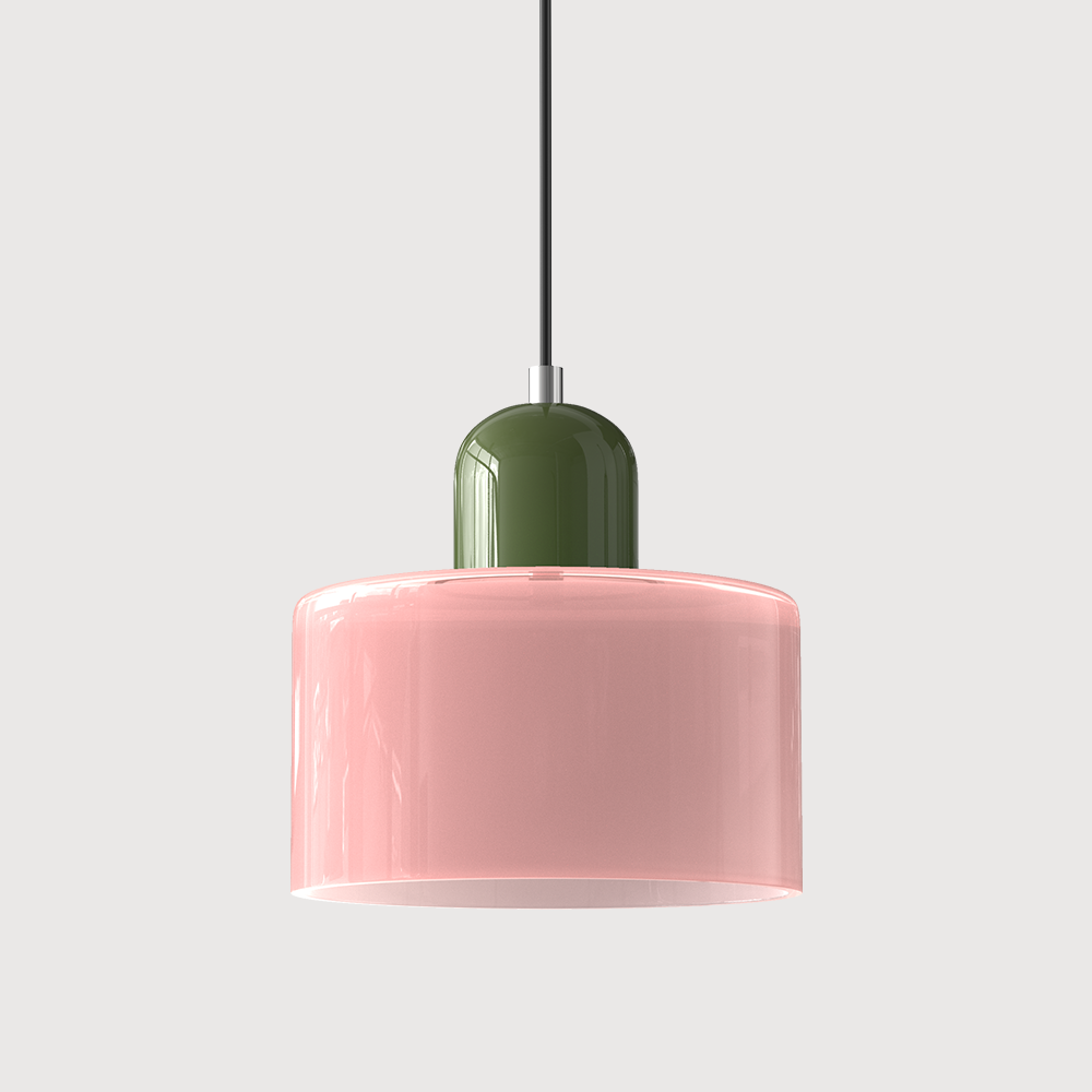 Suspension Bauhaus artistique en verre