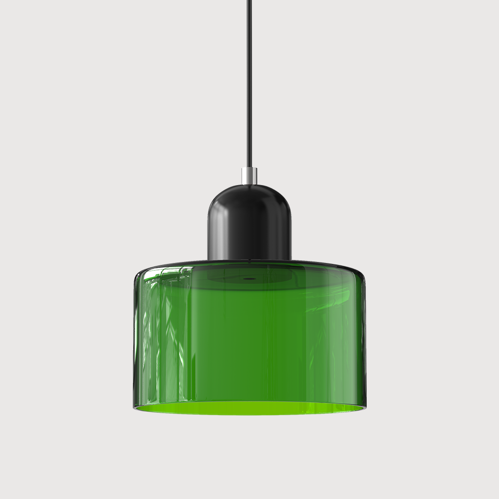 Suspension Bauhaus artistique en verre