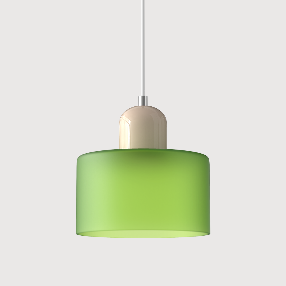Suspension Bauhaus artistique en verre