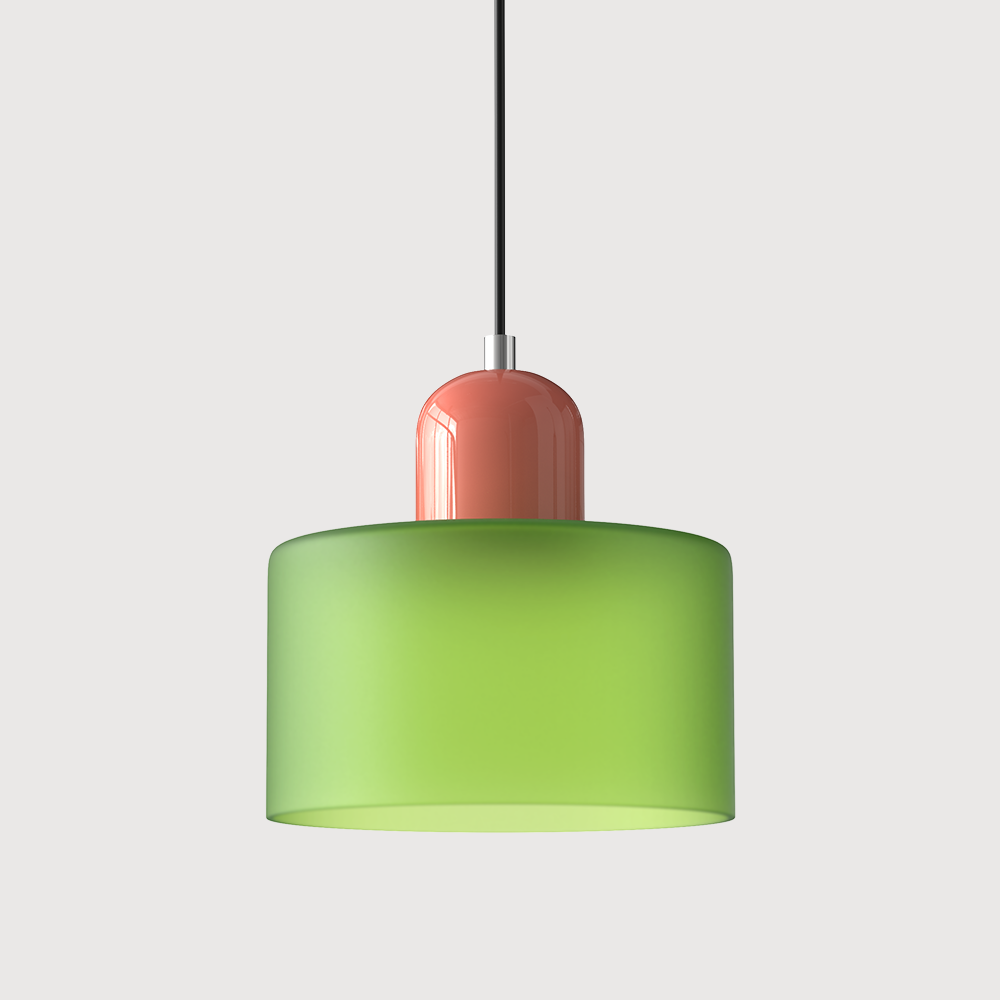 Suspension Bauhaus artistique en verre