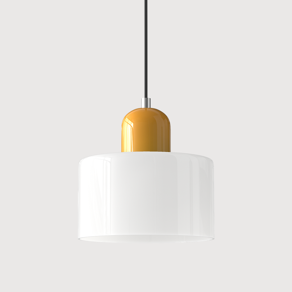 Suspension Bauhaus artistique en verre