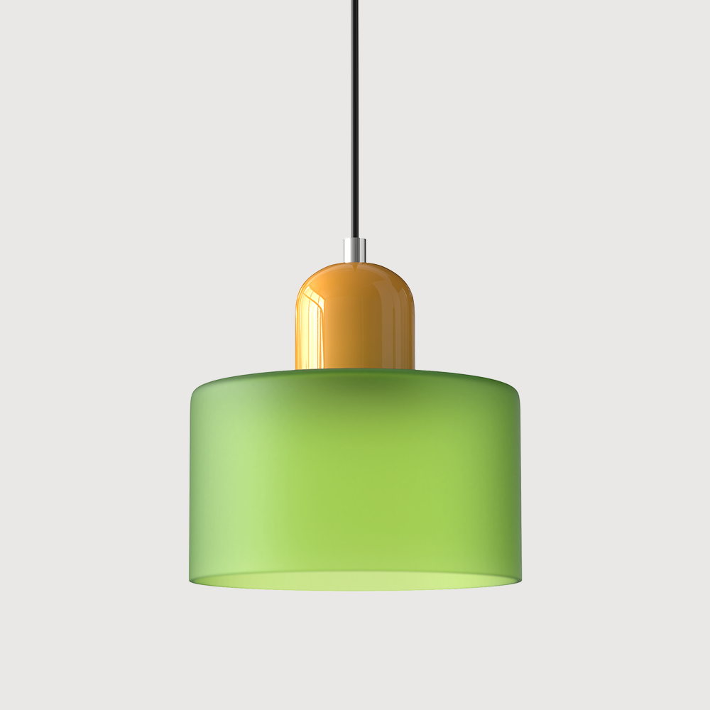 Suspension Bauhaus artistique en verre