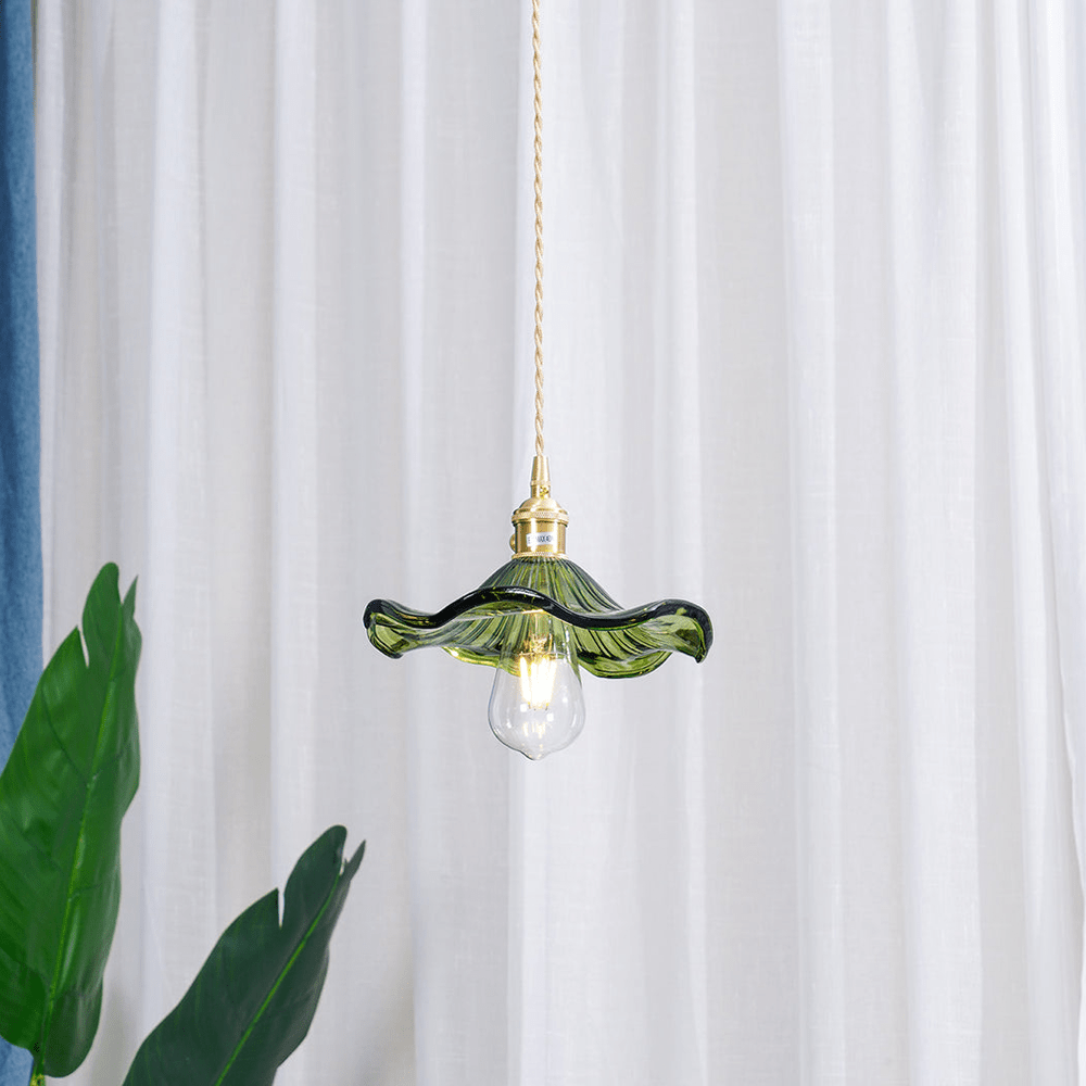 Lampe suspendue moderne fleur d'hibiscus