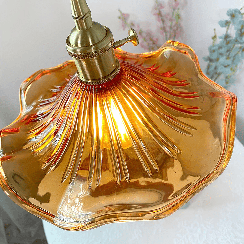 Lampe suspendue moderne fleur d'hibiscus