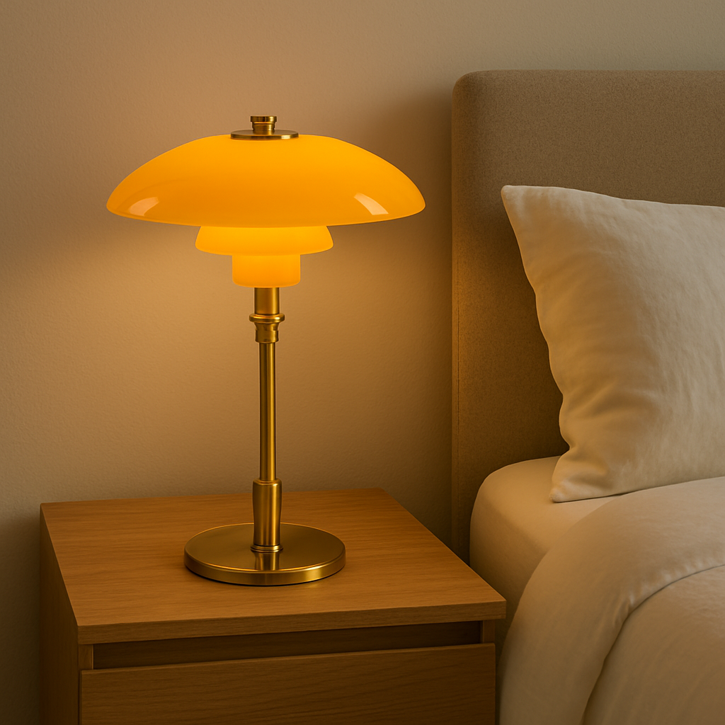 Lampe de table design danoise fine et minimaliste