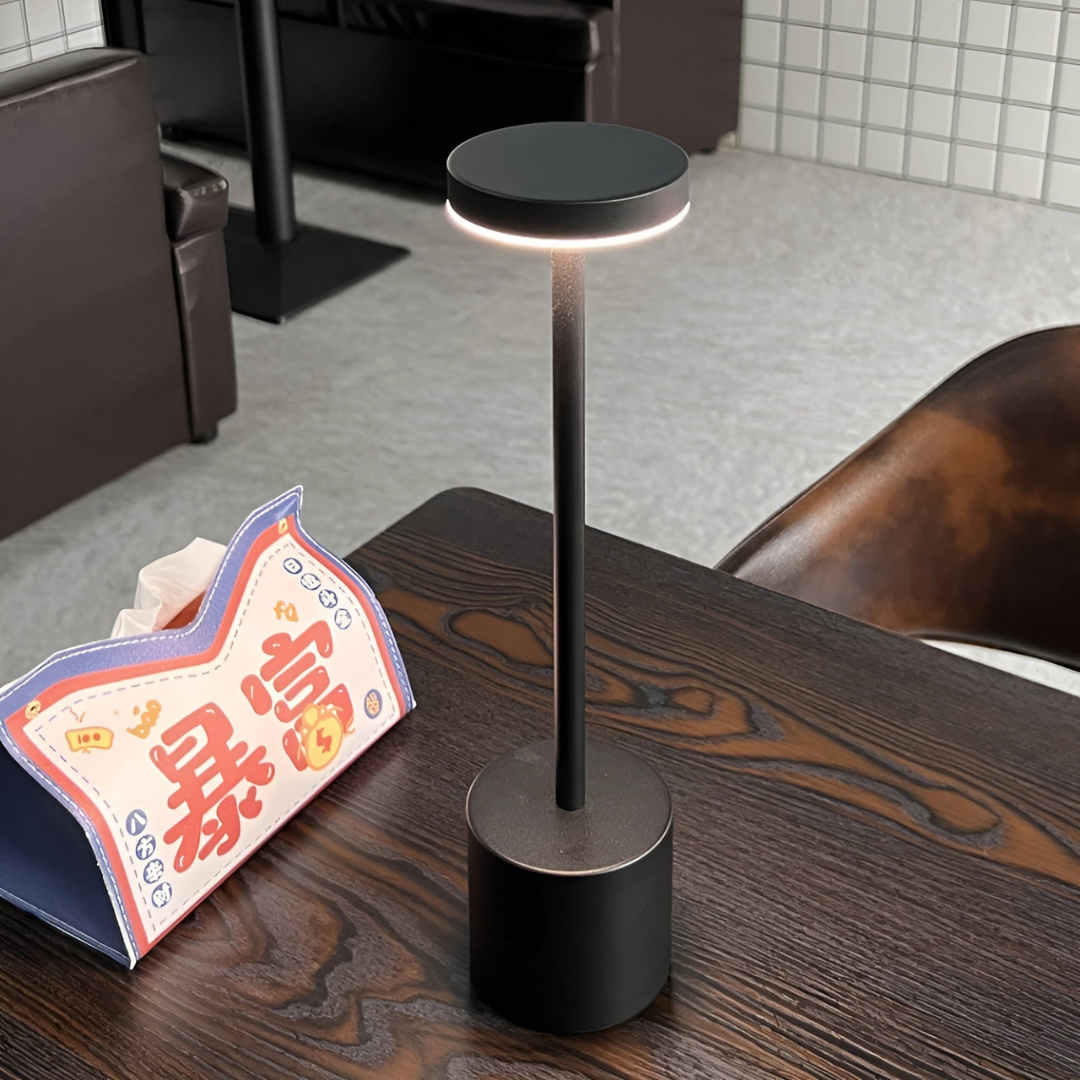Lampe de table LED rétro sans fil rechargeable