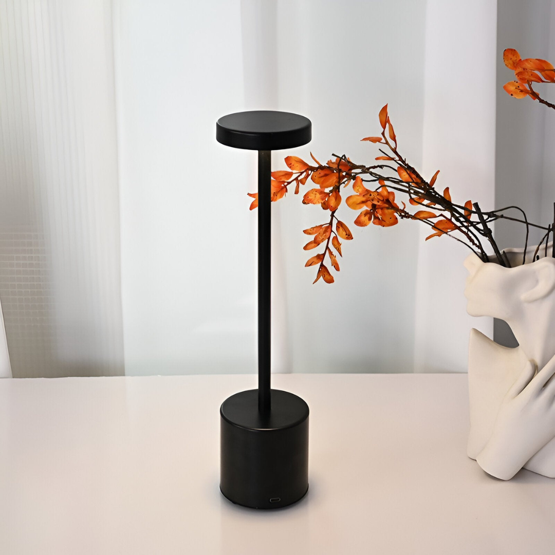 Lampe de table LED rétro sans fil rechargeable