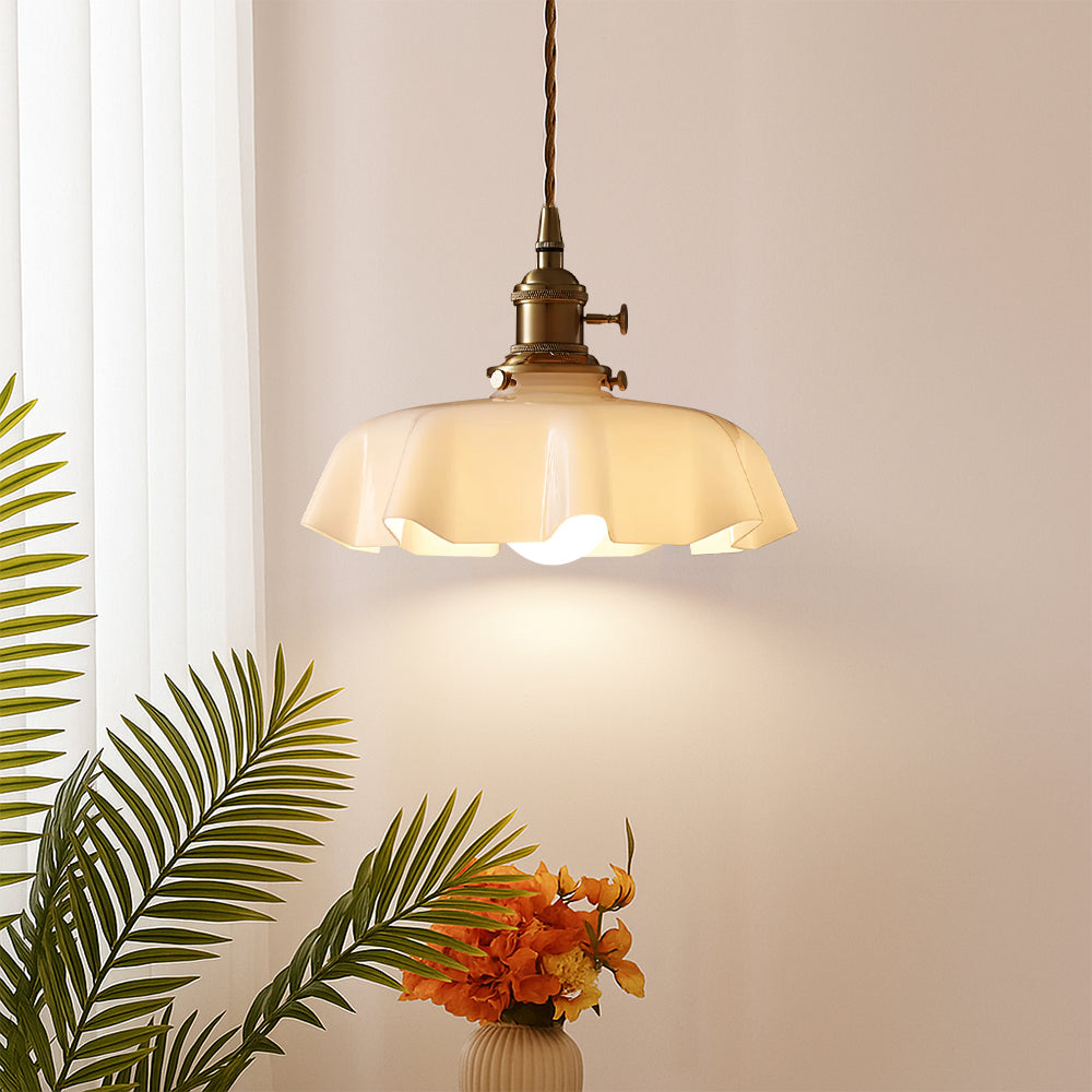 Lampe suspendue vintage française