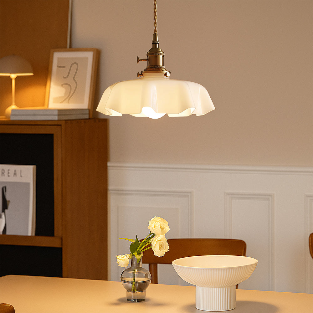 Lampe suspendue vintage française