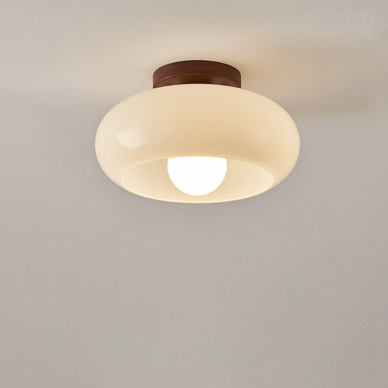 Plafonnier Bauhaus italien crème