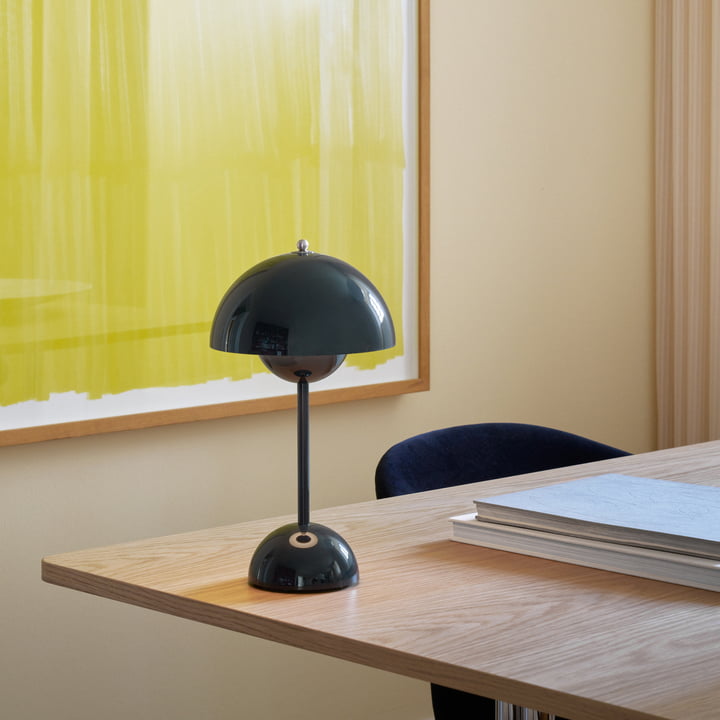 Lampe de table LED champignon minimaliste