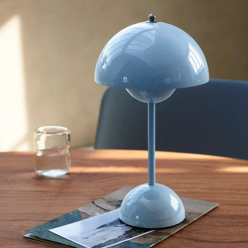 Lampe de table LED champignon minimaliste