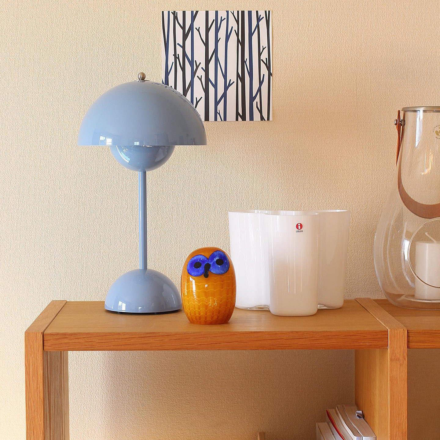Lampe de table LED champignon minimaliste