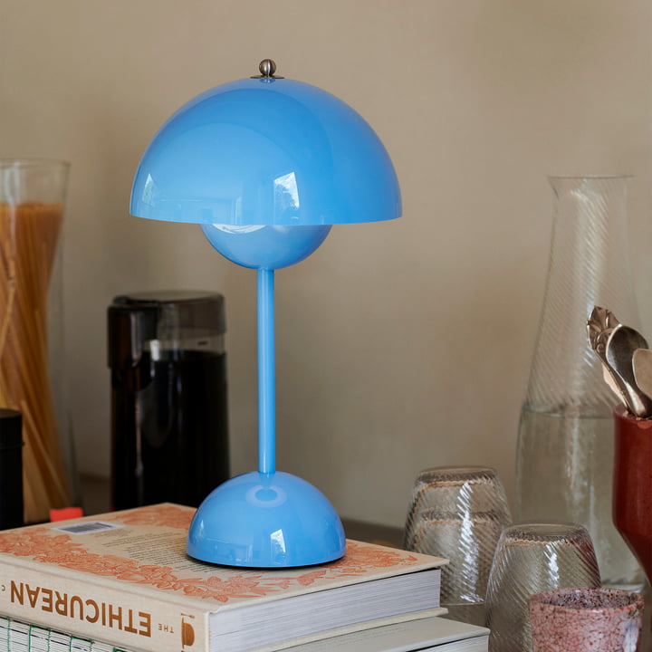 Lampe de table LED champignon minimaliste