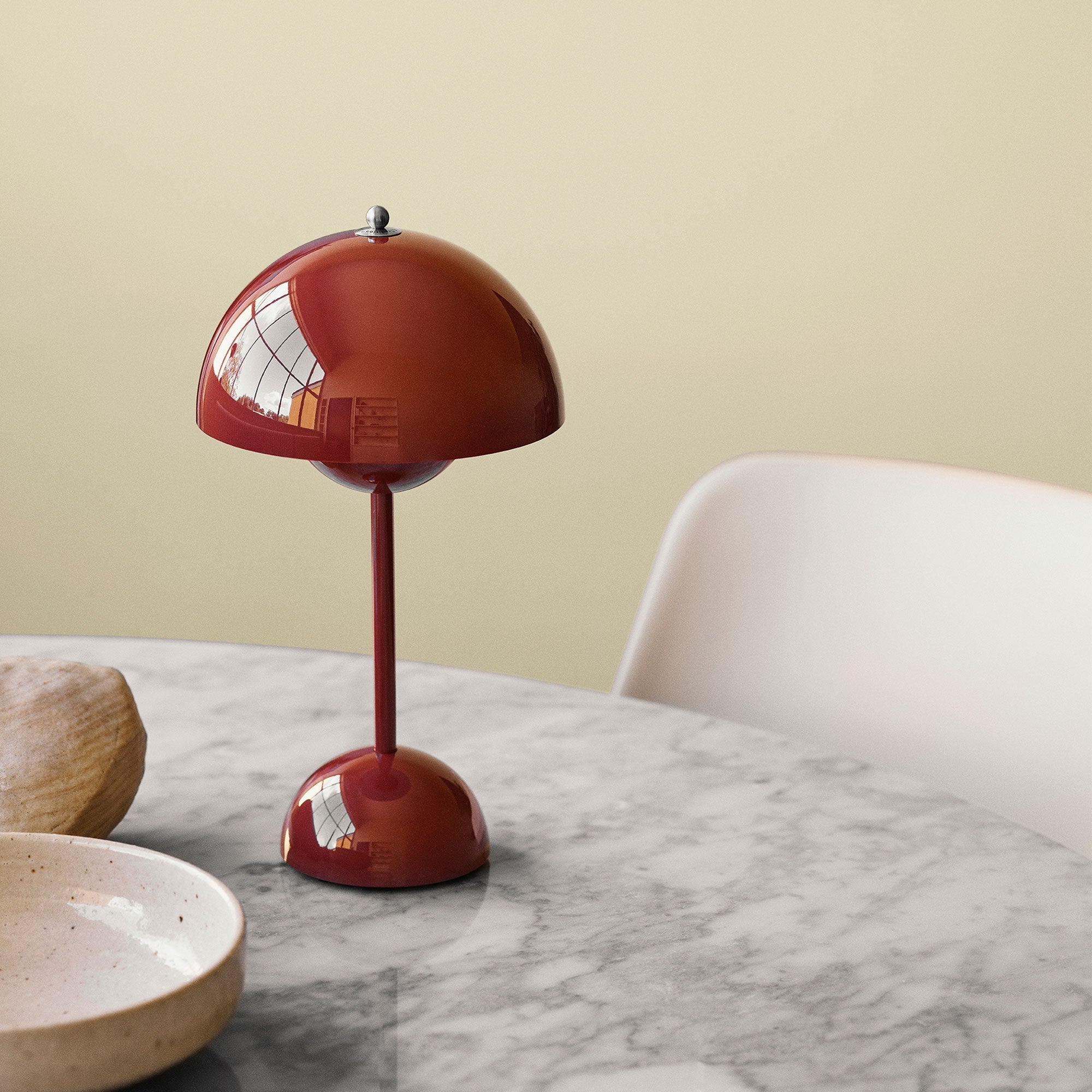 Lampe de table LED champignon minimaliste